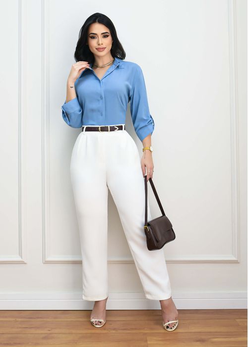 Calça Cintura Alta Alfaiataria Classic