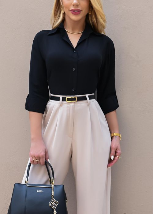 Camisa Social Manga 7/8