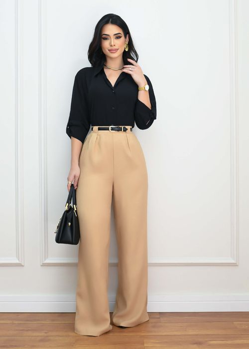 Calça Alfaiataria Cintura Alta Line