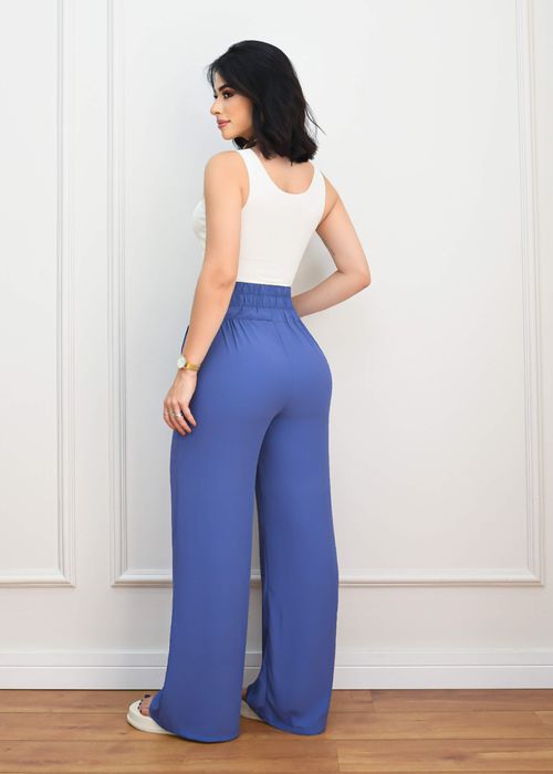 Calça Alfaiataria Cintura Alta Ajustável