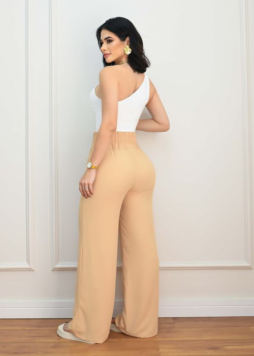 Calça Alfaiataria Cintura Alta Ajustável