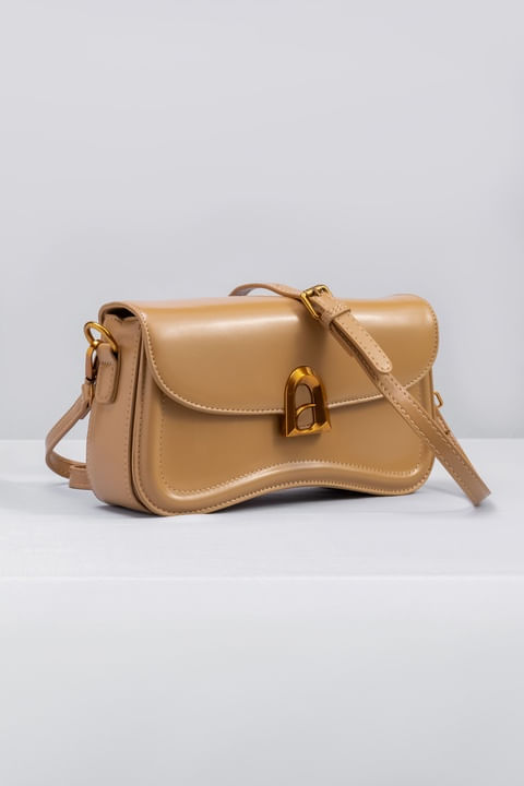 Bolsa Quilted Verniz