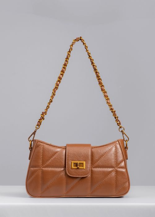 Bolsa Saddle Detalhe Matelassê