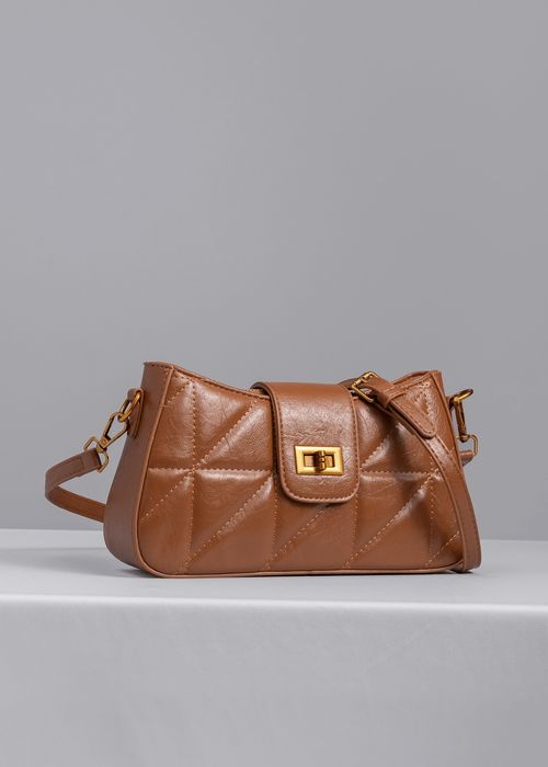 Bolsa Saddle Detalhe Matelassê
