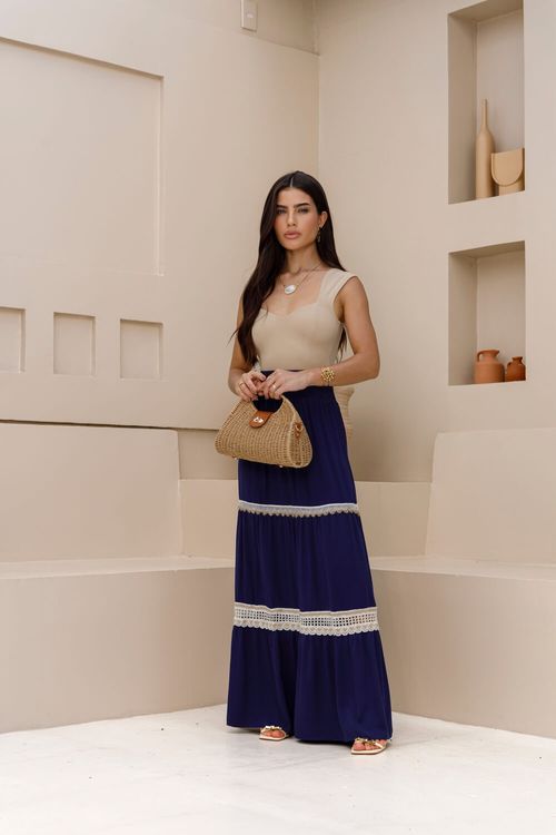 Saia Longa Três Marias Crochet