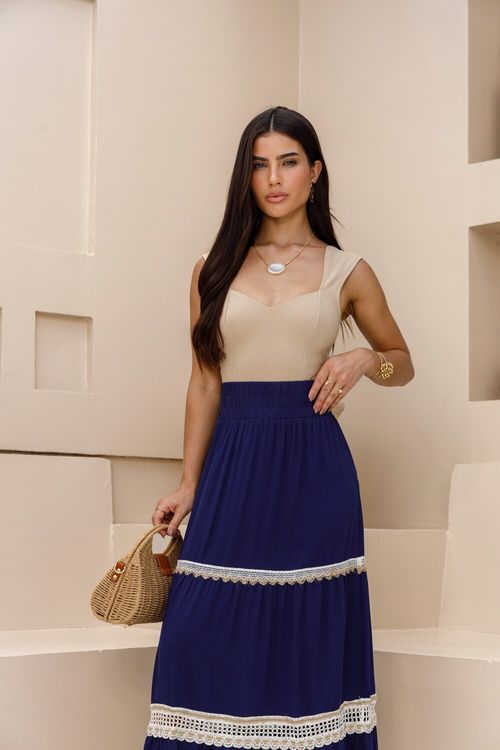 Saia Longa Três Marias Crochet