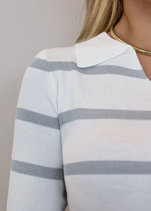 Blusa Polo Tricot Modal