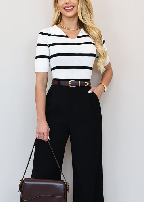 Blusa Polo Tricot Modal