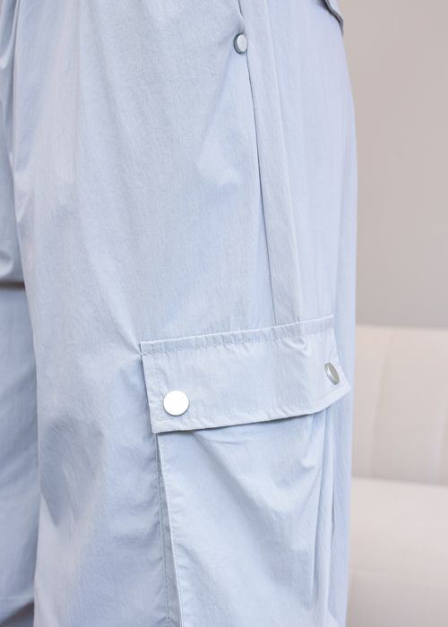 Calça Parachute Bolsos Cargo