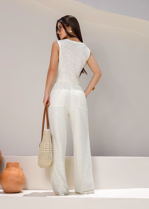 Cropped Regata Texturizada