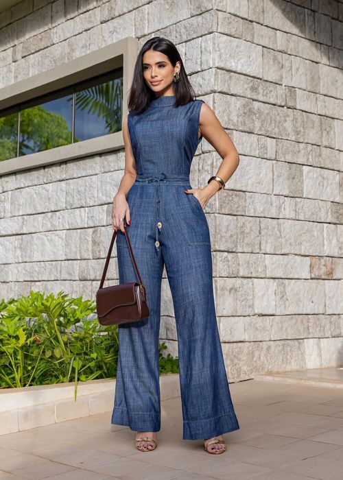 Calça Jeans Pantalona Light