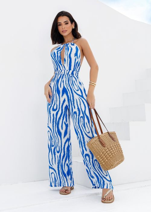 Macacão Pantalona Waves Color