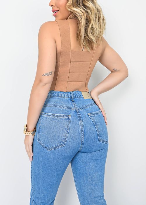 Cropped Bandagem c/ Alça Reto