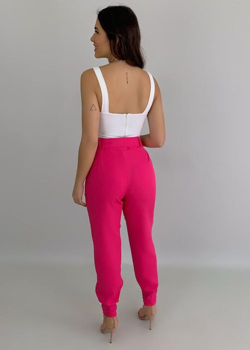 Calça Social Clochard c/ Cinto Fivela Metálica