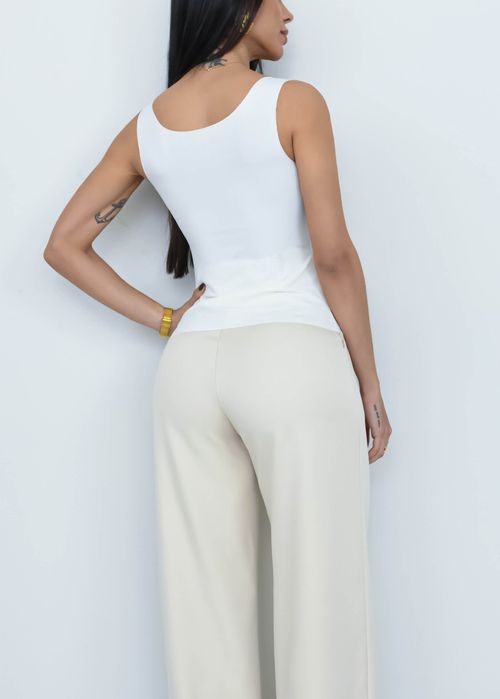Blusa Alça Larga Renda Basic