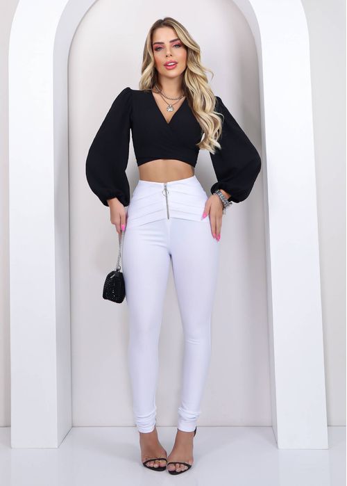 Calça Skinny Camadas Power Premium
