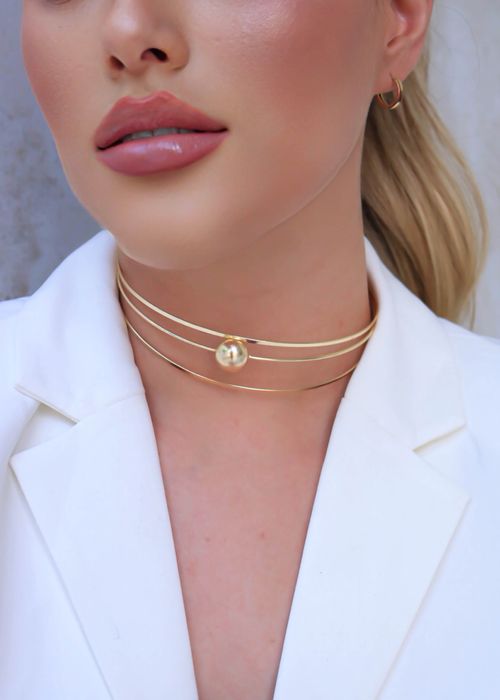 Choker Three-Line Sphere