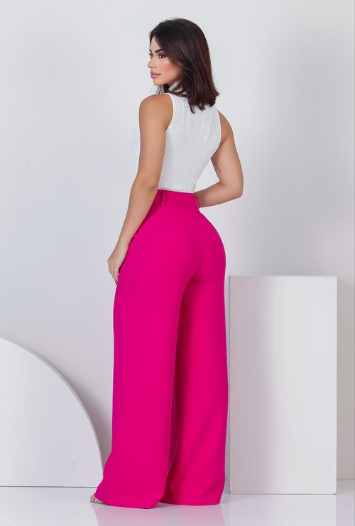 Calça Wide Pantalona Alfaiataria