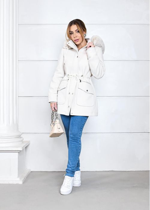 Casaco Parka Camurçado Alaskan