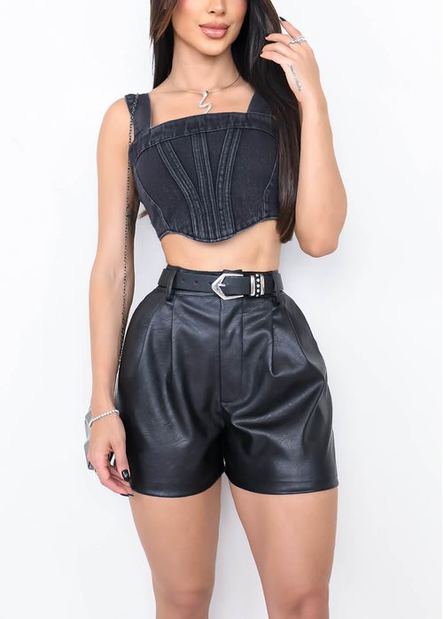 Shorts Sintético Elegance