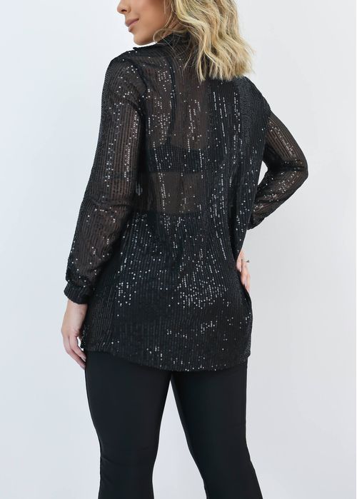 Camisa Paetê Metallic