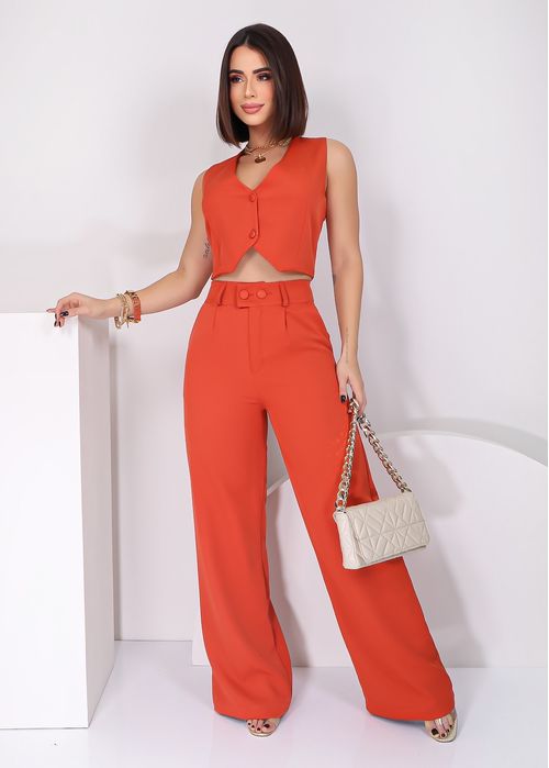 Conjunto Alfaiataria Calça/ Colete