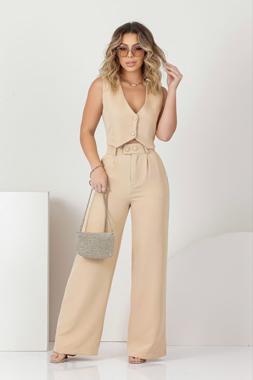 Conjunto Alfaiataria Calça/ Colete