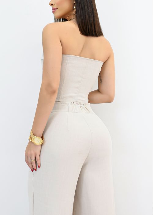 Cropped Strapless Colete