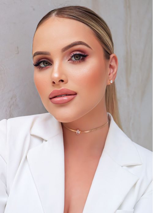 Choker Gold Pedra Crystal