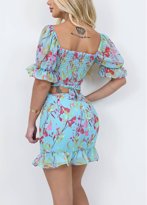 Saia Babado Allamanda