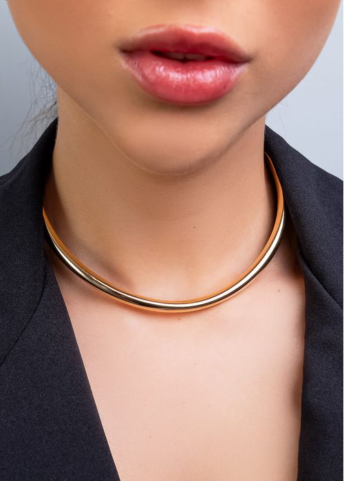 Choker Tube Robusto Semijoia
