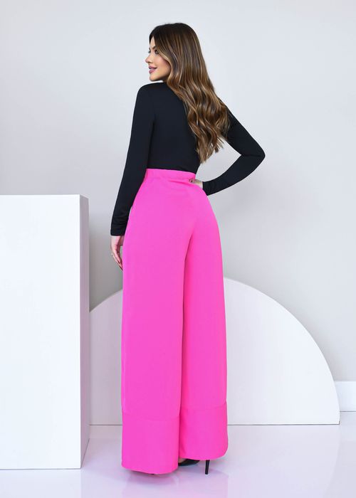 Calça Alfaiataria Pantalona Pleated