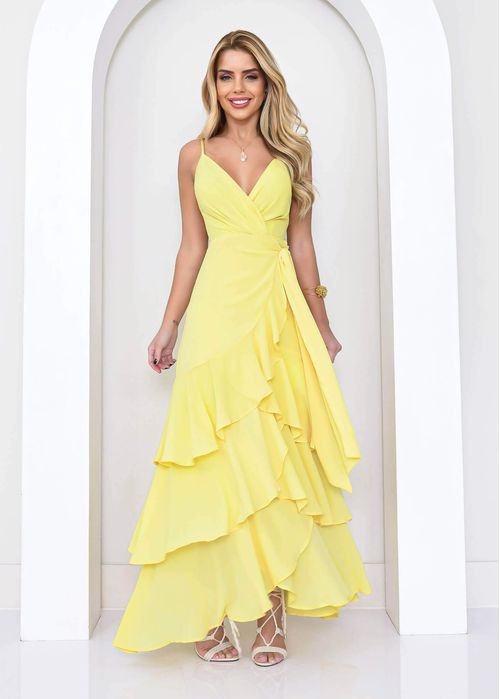 Vestido Midi Camadas Colors Candy
