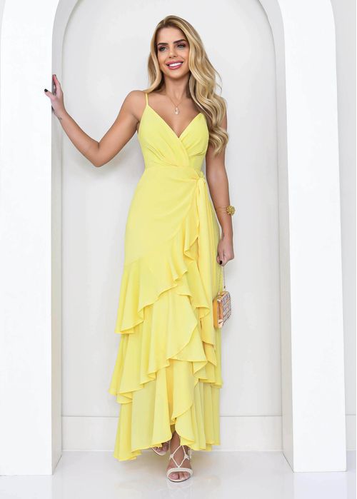 Vestido Midi Camadas Colors Candy