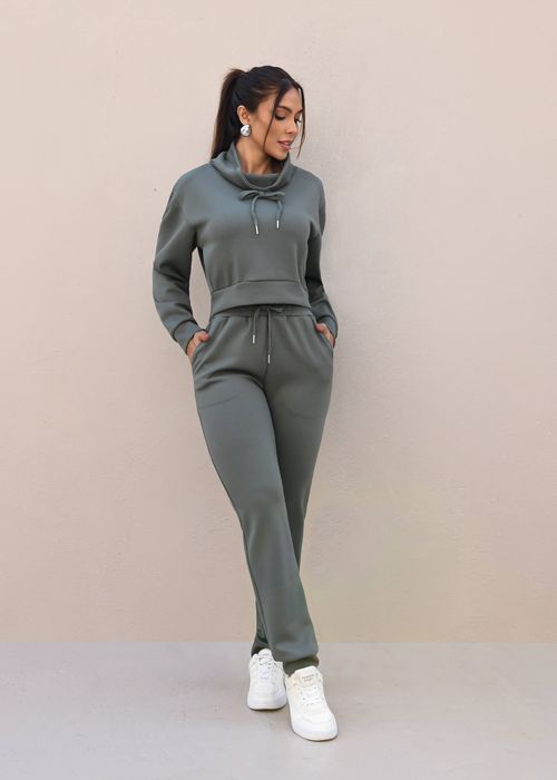 Calça Jogger Moletom Elástic