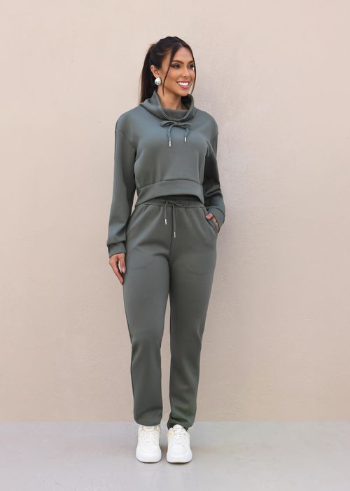 Calça Jogger Moletom Elástic