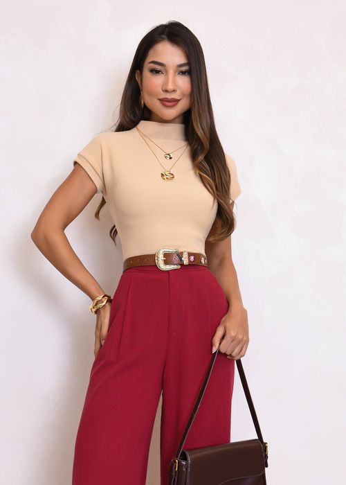 Blusa Manga Curta Básica