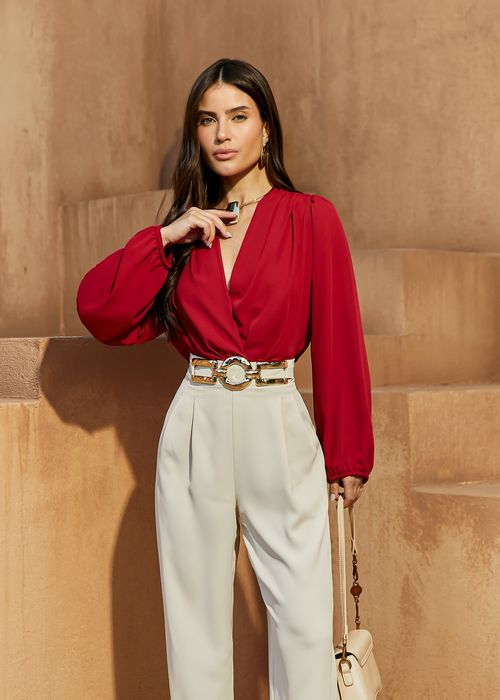 Body Manga Bufante Transpassado