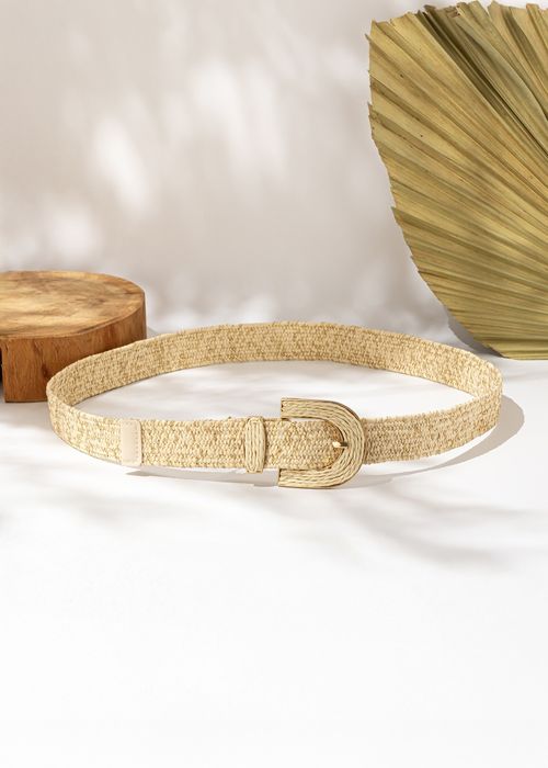 Cinto Largo c/ Detalhe Em Fivela U Boho Chic