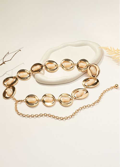 Cinto Essentials Elo Madrepérola