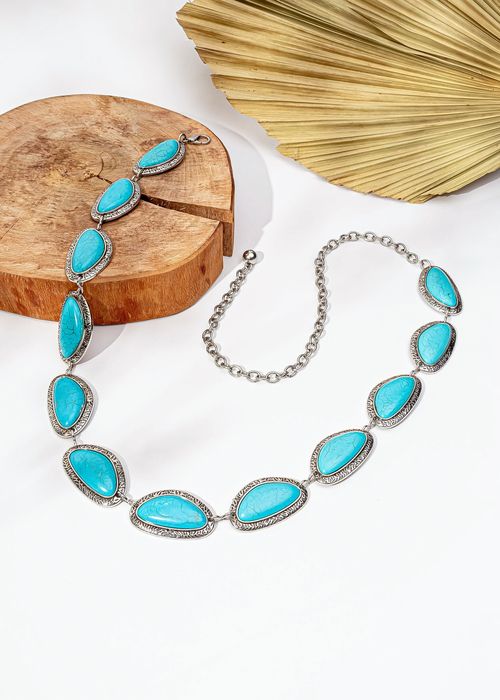 Cinto Charms Pedraria Oval