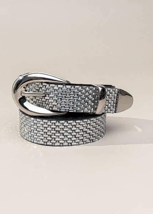 Cinto Texturizado Metalizado