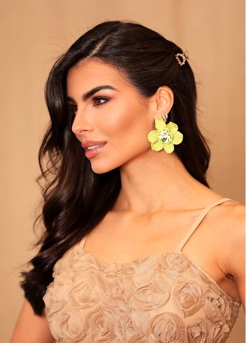 Brinco Floral Romântico
