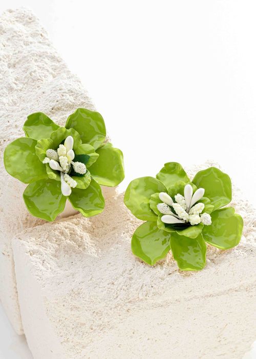 Brinco Floral Romântico