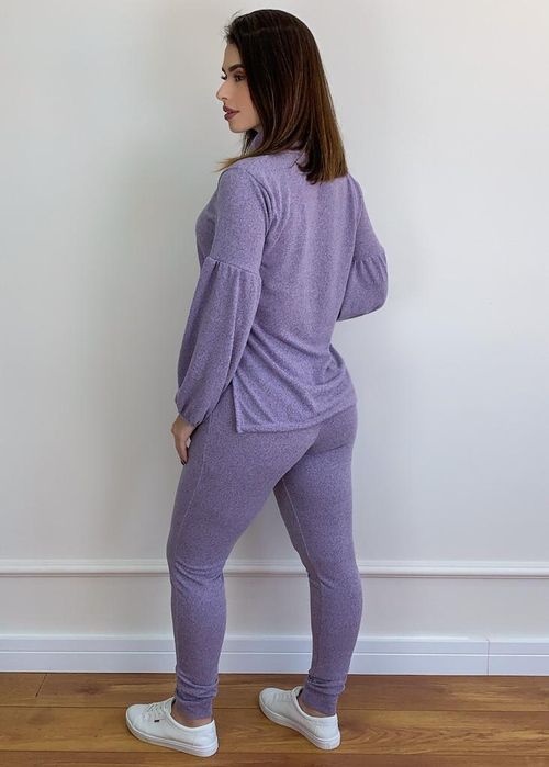 Conjunto Blusa Gola Rolê/ Calça Jogger
